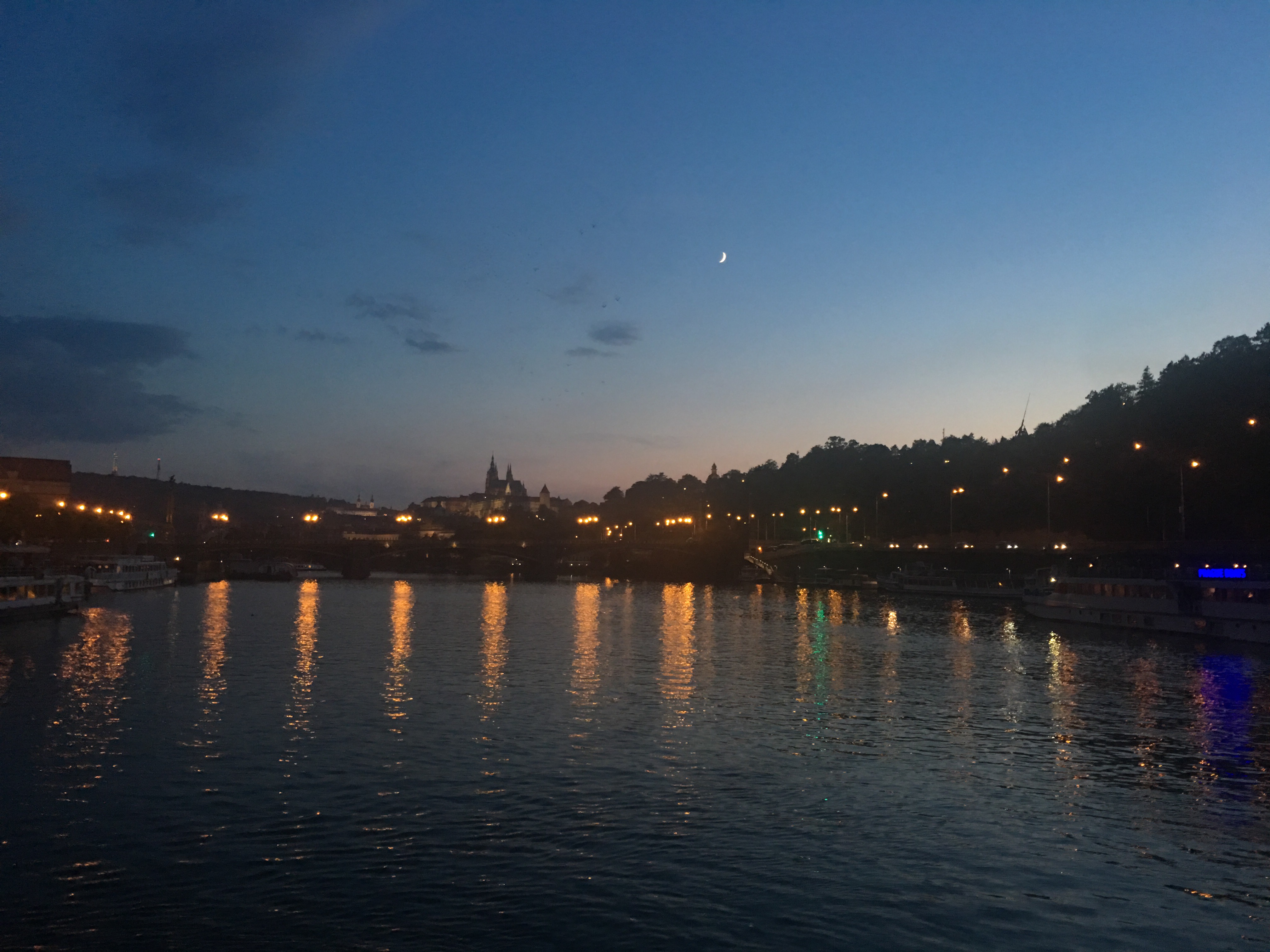 Evening Cruise on the Vlatava River