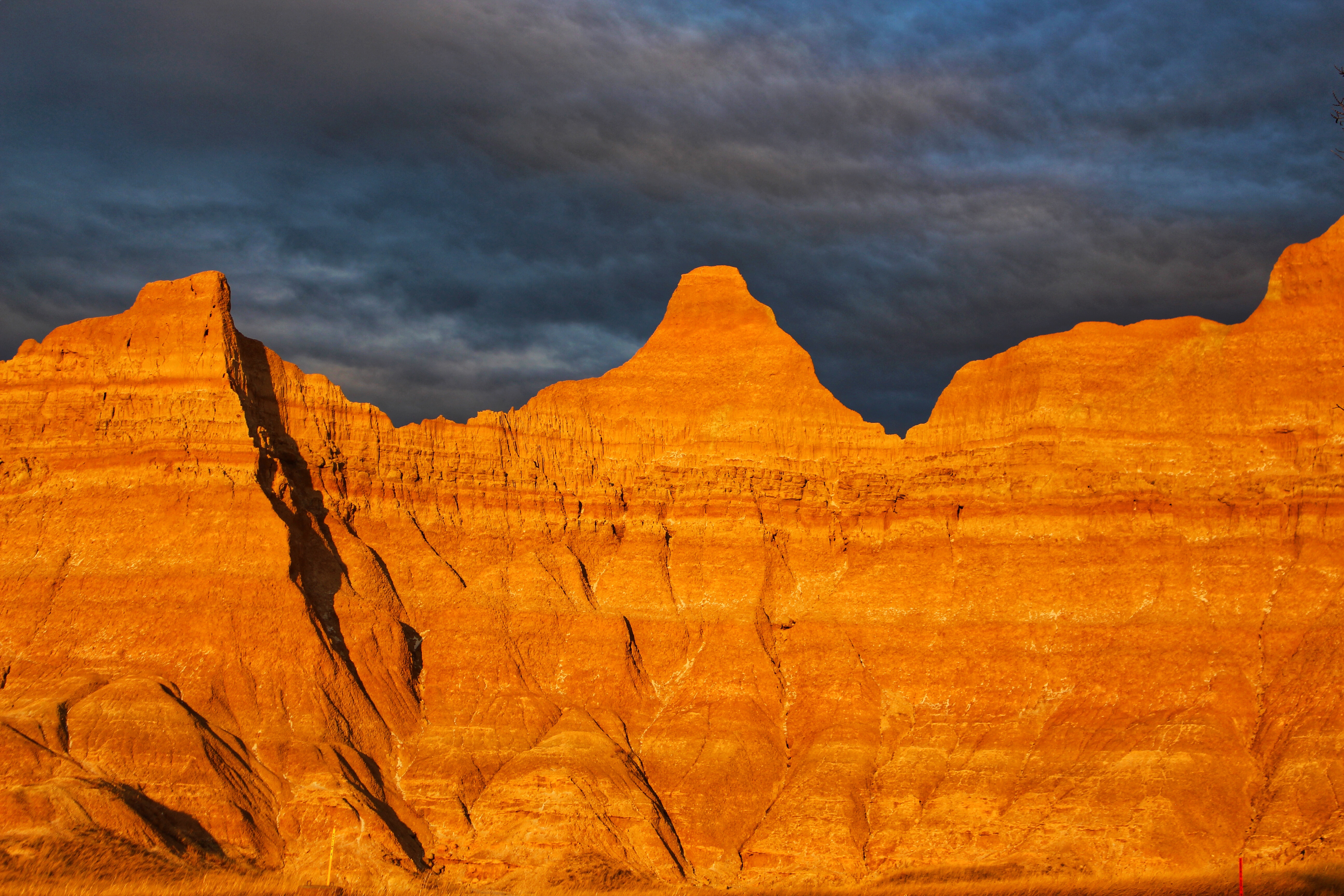 Badlands at Sunset